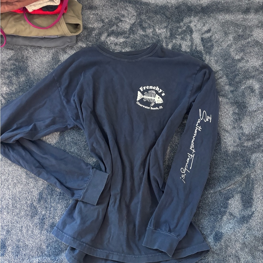 Comfort Colors Blue Long Sleeve Tee